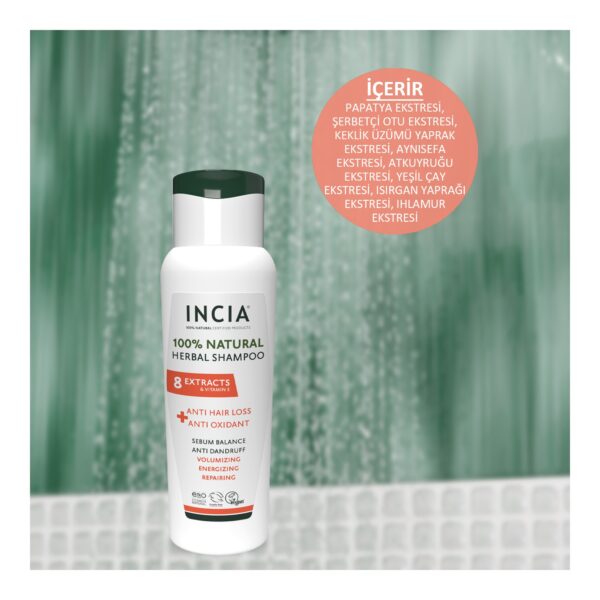 Tüm saçlar için doğal şampuan - INCIA