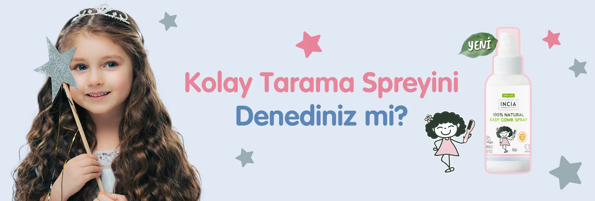 %100 Doğal incia Kolay Tarama Spreyi